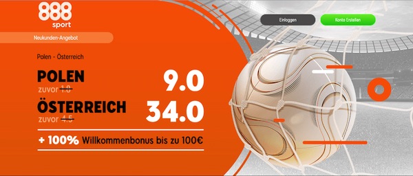 888sport Polen Österreich erhöhte Quoten