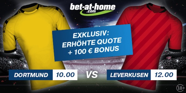 Bet-at-home Dortmund Leverkusen Quotenboost
