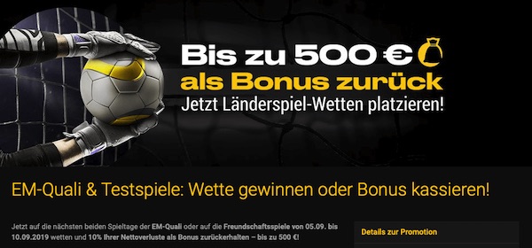 Bwin Länderspiel Wette Geld zurück