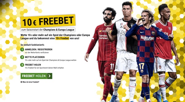 Cashpoint Champions Europa League Gratiswette