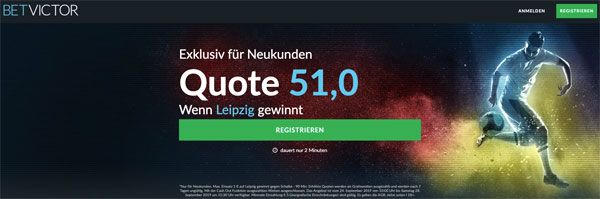 BetVictor Traumquote RBL-Sieg Leipzig - Schalke