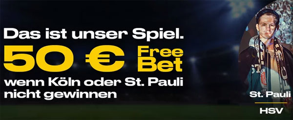 Bwin St. Pauli Wetten ohne Risiko Freebet retour