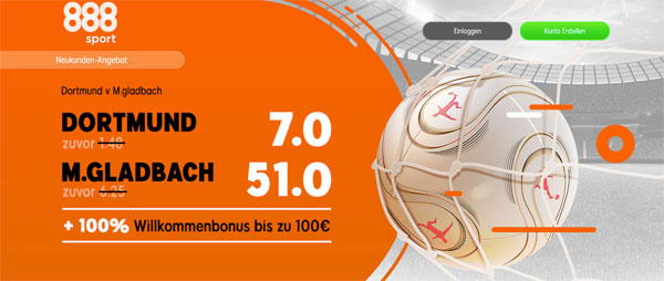 888sport Topquote Borussen-Derby BVB Gladbach