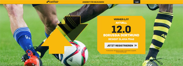 Top Quote Dortmund besiegt Slavia Prag Wette Betfair