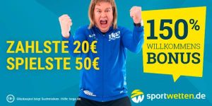 Sportwetten.de Bonus 30 Euro Ersteinzahlung