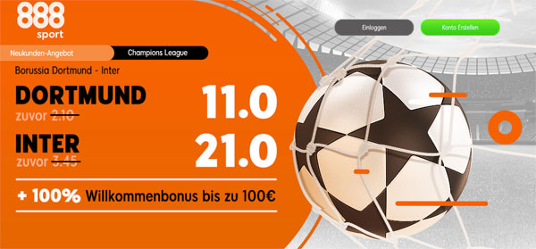 BVB - Inter Topquoten 888sport 
