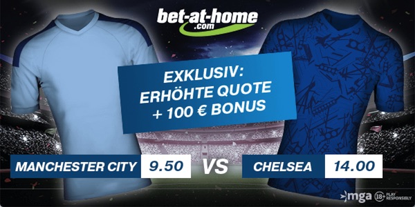 Bet-at-home Manchester City FC Chelsea erhöhte Quoten wetten