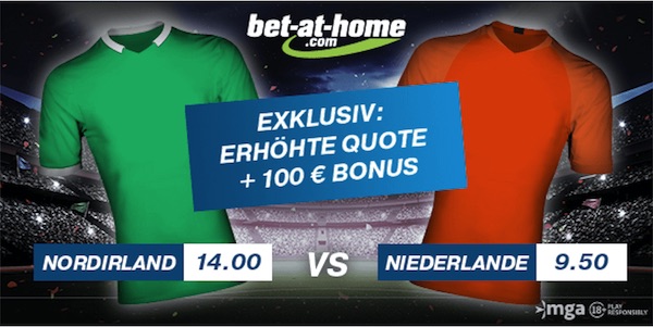 Bet-at-home NIR - NED Quotenboost wetten