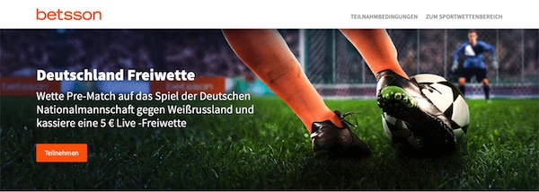 Betsson Deutschland Belarus Freiwette