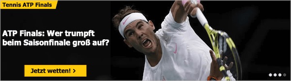 Interwetten Tennis ATP Finals Rafael Nadal Quotenboost wetten
