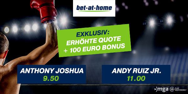 Ruiz Joshua Wetten verbesserte Quoten Bet at home