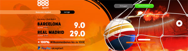 888sport Clasico Wetten verbesserte Quoten