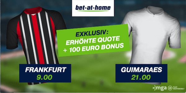Bet-at-home Eintracht Frankfurt Vitoria Guimaraes Quotenboost wetten