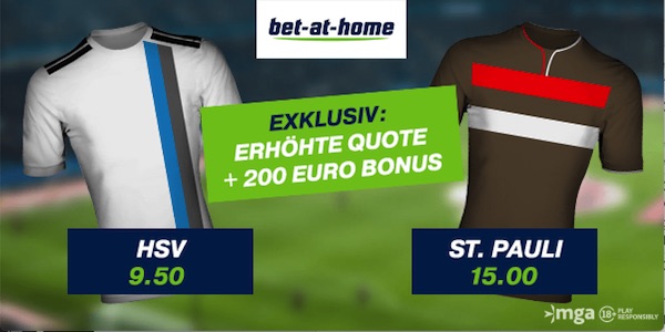 Bet-at-home Hamburg Derby erhöhte Quoten wetten