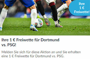 BetVictor Freebet BVB-PSG