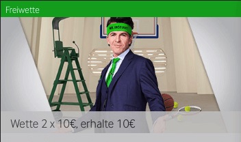 Betway Tennis Basketball Freiwette