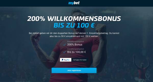 Mybet Willkommensbonus Ersteinzahlung Neukunden