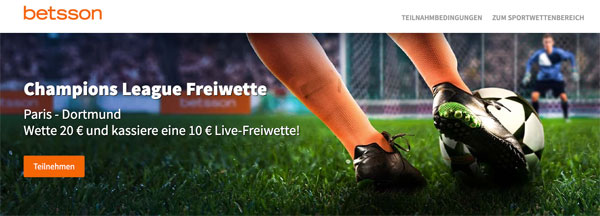 Betsson Paris Dortmund Gratis Livewette