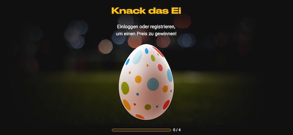 Bwin Knack das Ei Ostern Preis