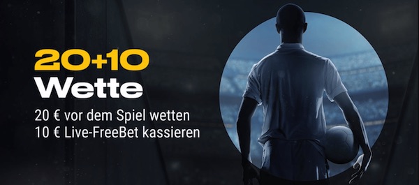 Bwin 20 + 10 Wette Live Freiwette
