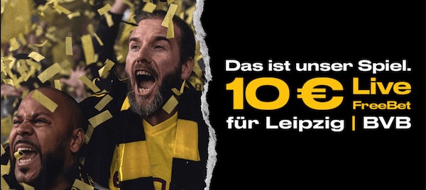 Bwin Leipzig Dortmund 10€ Live Freiwette
