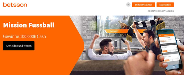 Betsson Mission Fußball Gewinnspiel