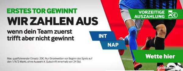 Betway 1. Tor gewinnt wir zahlen aus Aktion wetten