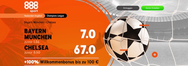 888sport FC Bayern FC Chelsea Traumquoten wetten