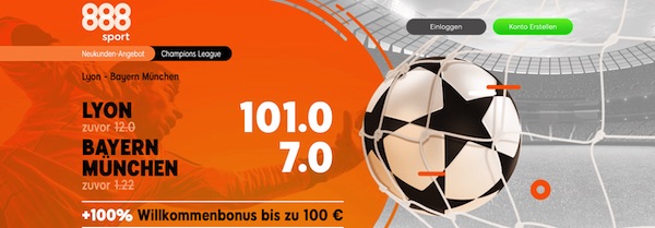 888sport Quotenspecial OL FCB wetten