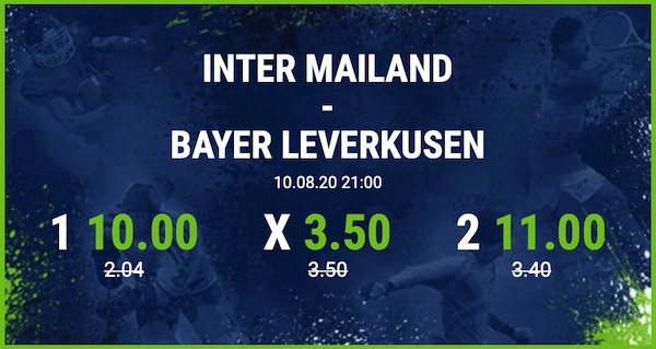 Bet-at-home Inter Mailand Bayer Leverkusen Quotenboost Vorschau Quoten Vergleich wetten