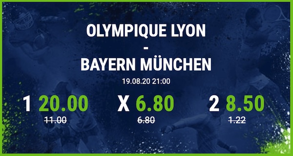 Bet-at-home Olympique FC Bayern erhöhte Quoten wetten