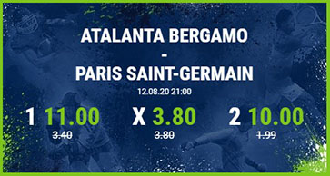 Bet at home Topquoten Atalanta Bergamo - PSG Wetten