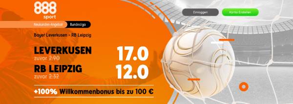888sport Odds Boost Leverkusen Leipzig