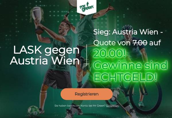Mr Green Top Quote LASK - Austria
