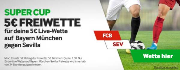 Betway Freebet Supercup Gratiswette