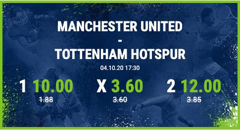 Man united Tottenham Wetten verbesserte Quoten Bet at home