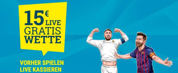 Clasico Barca - Real Wetten Sportwetten de Live Freebet