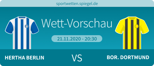 Hertha Berlin Dortmund Angebote Wetten
