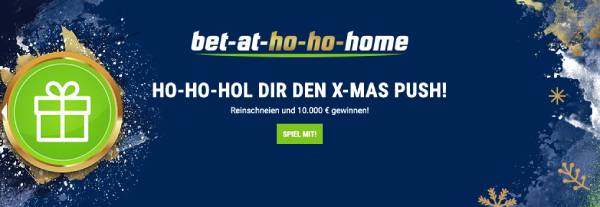 Bet at home X-Mas Push Weihnachtsangebot