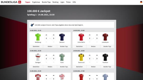 Tipico Bundesliga6 Gewinnspiel