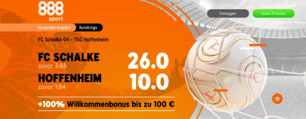 Topquoten Wetten Schalke Hoffenheim 888sport