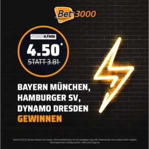 Bet3000 Bonus Wettprogramm Powerkombi