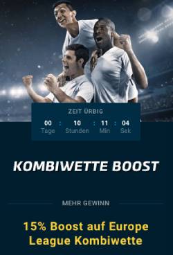 Mybet Kombiwetten Boost verbesserte Quote