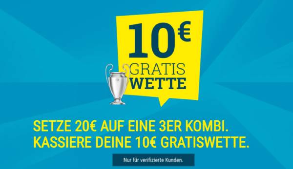 Sportwetten.de Champions League Gratiswette