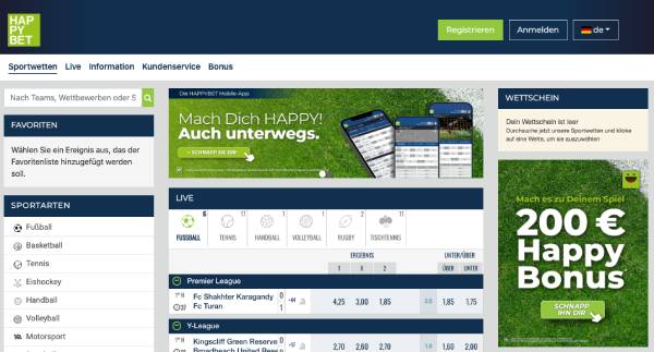 Happybet Wettbonus