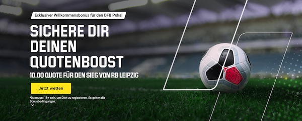 Unibet Werder Bremen RB Leipzig Pokal erhöhte Quote wetten