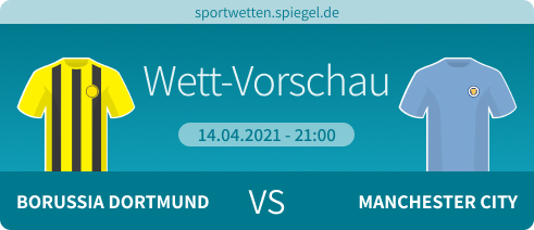 Dortmund - Man City Wetten Quoten Vorschau