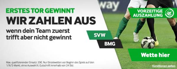 Betway Bremen - Gladbach Wette