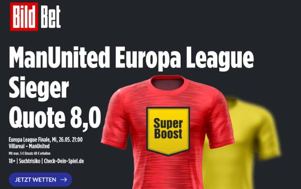BildBet Super Quote Europa League Sieg Man United