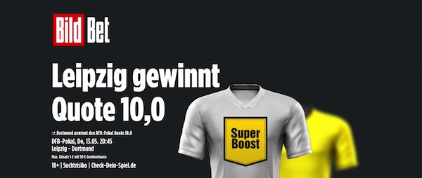 BildBet Leipzig Super Boost Quote Pokalsieger wetten